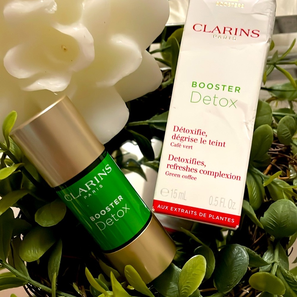 🍃CLARINS PARIS®️BOOSTER DEXTOX Unisex Detox Drops 0.5oz New🍃
